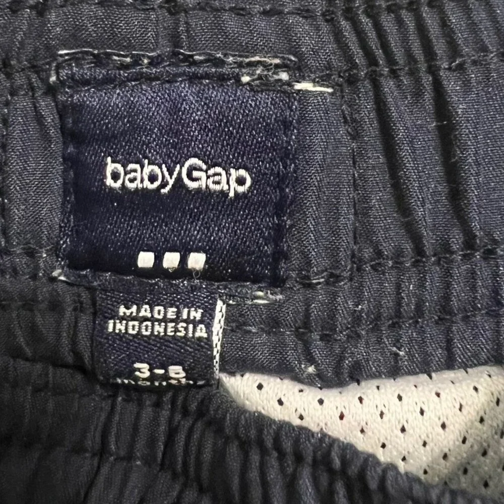 Baby Gap 3-6m Navy Shark Swim Trunks